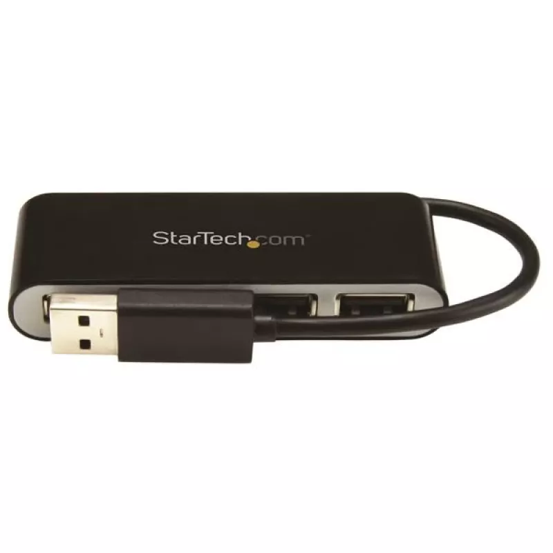 StarTech.com 4-portowy przenośny hub USB 2.0 z wbudowanym kablem