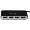 StarTech.com 4-portowy przenośny hub USB 2.0 z wbudowanym kablem