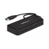 StarTech.com USB 3.0 Mini Dock - stacja dokująca z dwoma monitorami USB-A z DisplayPort 4K 60Hz i Gigabit Ethernet - kabel 30 cm - przenośny adapter do laptopa USB 3.1 Gen 1 Type-A