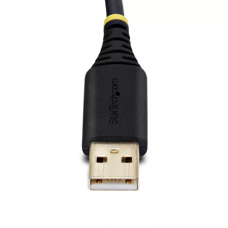 StarTech.com 10ft (3m) adapter kablowya USB na szeregowy, zachowanie COM, wymienne śruby/nakrętki, USB-A na DB9 RS232, układ FTDI, ochrona ESD, Windows/macOS/Linux