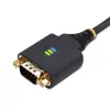 StarTech.com 10ft (3m) adapter kablowya USB na szeregowy, zachowanie COM, wymienne śruby/nakrętki, USB-A na DB9 RS232, układ FTDI, ochrona ESD, Windows/macOS/Linux