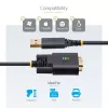 StarTech.com 10ft (3m) adapter kablowya USB na szeregowy, zachowanie COM, wymienne śruby/nakrętki, USB-A na DB9 RS232, układ FTDI, ochrona ESD, Windows/macOS/Linux
