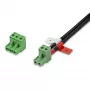 StarTech.com Uniwersalny zasilacz DC 160 W (24 V/6,6 A), przewód 2-żyłowy 4 stopy (1,2 m), 2/3-pinowe złącza terminal block, zewnętrzny zasilacz AC/DC 100–240 V do przemysłowych koncentratorów USB, NA/UK/EU/ANZ