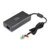 StarTech.com Uniwersalny zasilacz DC 160 W (24 V/6,6 A), przewód 2-żyłowy 4 stopy (1,2 m), 2/3-pinowe złącza terminal block, zewnętrzny zasilacz AC/DC 100–240 V do przemysłowych koncentratorów USB, NA/UK/EU/ANZ