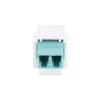 StarTech.com LC to LC Coupler, LC Fiber Coupler, LC/UPC Keystone Jack, Duplex Fiber Optic LC Keystone Coupler for Patch Panel