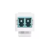 StarTech.com LC to LC Coupler, LC Fiber Coupler, LC/UPC Keystone Jack, Duplex Fiber Optic LC Keystone Coupler for Patch Panel