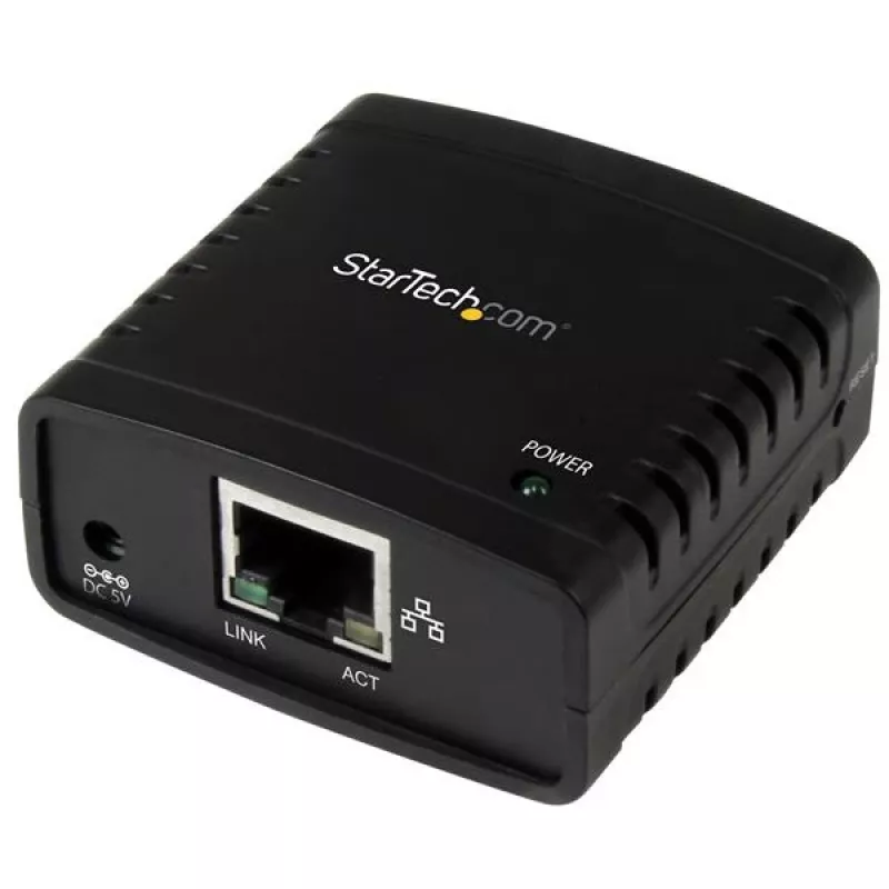 StarTech.com 10/100Mbps Ethernet do USB 2.0 Sieciowy serwer wydruku LPR