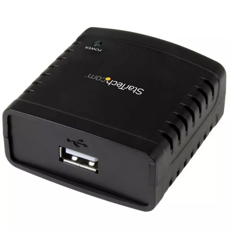 StarTech.com 10/100Mbps Ethernet do USB 2.0 Sieciowy serwer wydruku LPR