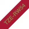 Taśma do etykietowania Brother TZE-RW54, złote znaki na czerwonym tle
