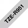 Taśma do etykietowania Brother TZE-R951 Czarny na srebrnym