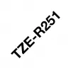 Taśma do produkcji etykiet Brother TZE-R251 czarna na białej