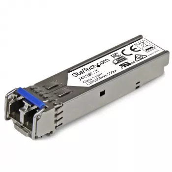 StarTech.com HP J4858C Kompatybilny SFP transceiver Module - 1000BASE-SX~HPE J4858C Kompatybilny SFP Module - 1000BASE-SX - 1GbE Multi Mode Fiber Optic transceiver - 1GE Gigabit Ethernet SFP - LC 550m - 850nm - DDM HPE 1400, 1700, 1820