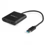 StarTech.com Adapter USB 3.0 do dwóch HDMI, Konwerter monitora USB na 2x HDMI dla Windows (brak wsparcia dla macOS/ChromeOS/Linux) - TAA