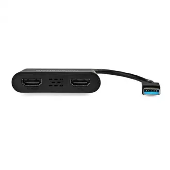StarTech.com Adapter USB 3.0 do dwóch HDMI, Konwerter monitora USB na 2x HDMI dla Windows (brak wsparcia dla macOS/ChromeOS/Linux) - TAA