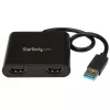 StarTech.com Adapter USB 3.0 do dwóch HDMI, Konwerter monitora USB na 2x HDMI dla Windows (brak wsparcia dla macOS/ChromeOS/Linux) - TAA