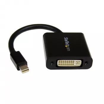 StarTech.com Przejściówka Mini DisplayPort na DVI — Konwerter Mini DP na DVI-D — Wideo 1080p — mDP lub Thunderbolt 1/2 Mac/PC na monitor DVI — Kompaktowy adapter mDP 1.2 na DVI Single-Link