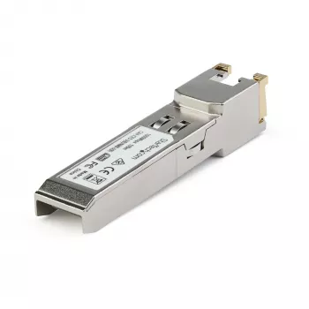 StarTech.com Moduł zgodny z Cisco GLC-TE - 1000BASE-T Miedziany Przemysłowy Gigabit Ethernet transceiver - SFP na RJ45 Cat6/Cat5e 100m Rozszerzona Temperatura - Cisco Firepower, IE 2000, C9500, C2960