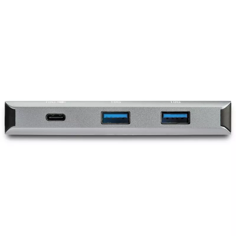 StarTech.com 4-portowy hub USB-C (10 Gb/s) na 3x USB-A i 1x USB-C – ładowanie passthrough Power Delivery 100 W – przenośny adapter USB 3.1 Gen 2/USB 3.2 Gen 2 Type-C do laptopa – współpracuje z TB3~4-portowy hub USB-C (10 Gb/s) na 3x USB-A i 1x USB-C – ładowanie passthrough Power Delivery 100 W – przenośny adapter USB 3.2 Gen 2 Type-C do laptopa – współpracuje z TB3