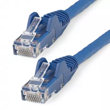 StarTech.com 7m kabel Ethernet CAT6 - LSZH (bezhalogenowy o niskiej emisji dymu) - 10 Gigabit 250MHz 100W PoE RJ45 10GbE UTP kabel krosowy sieciowy bez zaczepów z odciążeniem - niebieski, CAT 6, ETL Verified, 24AWG