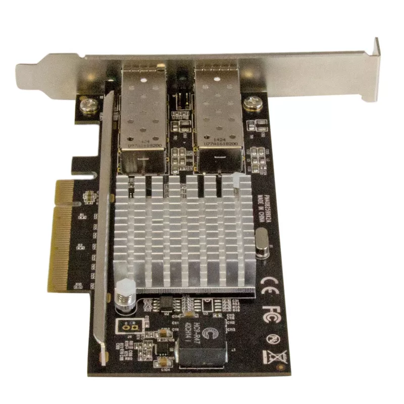 StarTech.com 2-Port 10G Fiber sieciowy Card with Open SFP+ - PCIe, Intel Chip