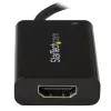 StarTech.com Adapter USB C do HDMI 2.0 z Power Delivery - 4K 60Hz USB Type-C do HDMI Konwerter Wideo Wyświetlacza - Port Przelotowego Ładowania PD 60 W - Kompatybilny z Thunderbolt 3 - Czarny
