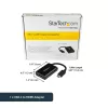 StarTech.com Adapter USB C do HDMI 2.0 z Power Delivery - 4K 60Hz USB Type-C do HDMI Konwerter Wideo Wyświetlacza - Port Przelotowego Ładowania PD 60 W - Kompatybilny z Thunderbolt 3 - Czarny