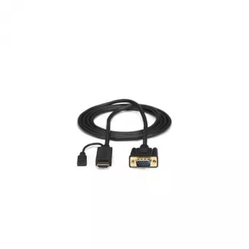 StarTech.com 6 ft HDMI do VGA - aktywny kabel konwertera - adapter HDMI na VGA - 1920x1200 lub 1080p