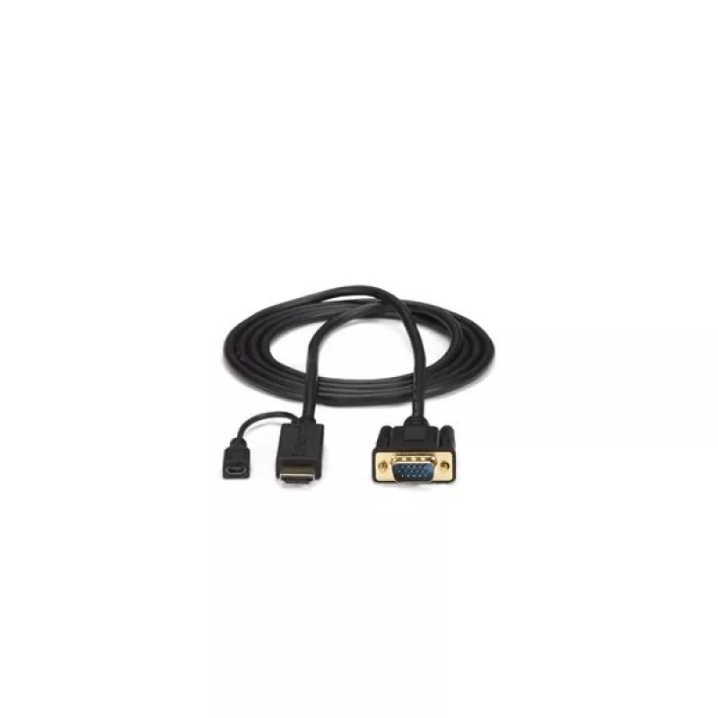 StarTech.com 6 ft HDMI do VGA - aktywny kabel konwertera - adapter HDMI na VGA - 1920x1200 lub 1080p