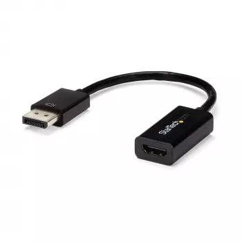 StarTech.com DisplayPort do HDMI Adapter - Aktywny konwerter wideo DisplayPort 4K 30Hz na HDMI - DP do HDMI Monitor/Telewizor/Wyświetlacz Adapter Kabel Dongle - Ultra HD DP 1.2 do HDMI 1.4 Adapter