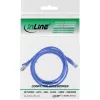 InLine Patch kabel S/FTP PiMF Cat.6A halogen free 500MHz niebieski 1m