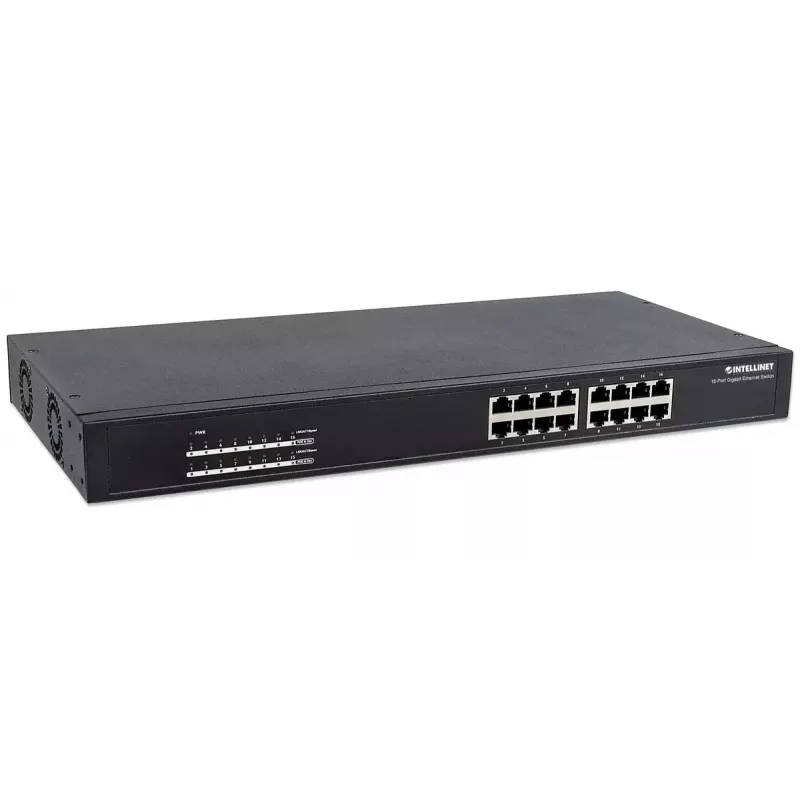 Przełącznik niezarządzalny Intellinet 16-portowy Gigabit Ethernet PoE+