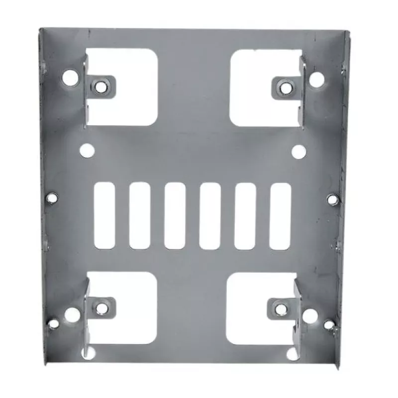 StarTech.com Podwójny uchwyt do montażu dysków HDD 2,5 cala w zatoce 3,5 cala dla dysków SATA — Uchwyt na 2 dyski 2,5 cala do zatoki 3,5 cala