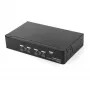 StarTech.com 4-portowy przełącznik KVM DisplayPort - 4K 60Hz - Pojedynczy wyświetlacz - Dwuwejściowy przełącznik KVM UHD DP 1.2 USB ze zintegrowanym hubem USB 2.0 i dźwiękiem - Dell, HP, Apple, Lenovo - zgodny z TAA