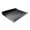 StarTech.com 2U Serwerowa Półka Rack - Uniwersalna Wentylowana Półka Wspornikowa do Montażu w Szafie Rack 19 cali - Wytrzymała Stal – Udźwig 50lb/23kg - Półka o Głębokości 22 cale, Czarna