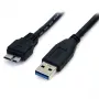 StarTech.com 0,5 m (1,5 stopy) Czarny kabel SuperSpeed USB 3.0 A na Micro B - M/M