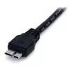 StarTech.com 0,5 m (1,5 stopy) Czarny kabel SuperSpeed USB 3.0 A na Micro B - M/M