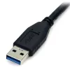 StarTech.com 0,5 m (1,5 stopy) Czarny kabel SuperSpeed USB 3.0 A na Micro B - M/M