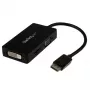 StarTech.com Travel A/V adapter: 3-w-1 konwerter DisplayPort na VGA, DVI lub HDMI