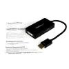 StarTech.com Travel A/V adapter: 3-w-1 konwerter DisplayPort na VGA, DVI lub HDMI