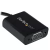 StarTech.com Adapter USB-C na VGA - Czarny - 1080p - Konwerter wideo do MacBooka Pro - Klucz sprzętowy USB-C na VGA - Ulepszona wersja to CDP2VGAEC