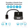 StarTech.com Adapter USB-C na VGA - Czarny - 1080p - Konwerter wideo do MacBooka Pro - Klucz sprzętowy USB-C na VGA - Ulepszona wersja to CDP2VGAEC