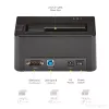 StarTech.com Jednokieszeniowa kasowarka do dysków twardych, samodzielny dezynfektor HDD/SSD, USB 3.0 do SATA II (3 Gb/s), 9 trybów kasowania, wyświetlacz LCD, stacja dokująca do bezpiecznego kasowania dysków twardych, port drukarki DB-9, zgodność z TAA