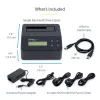 StarTech.com Jednokieszeniowa kasowarka do dysków twardych, samodzielny dezynfektor HDD/SSD, USB 3.0 do SATA II (3 Gb/s), 9 trybów kasowania, wyświetlacz LCD, stacja dokująca do bezpiecznego kasowania dysków twardych, port drukarki DB-9, zgodność z TAA