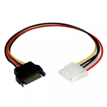 StarTech.com 12-calowy kabel zasilający SATA na LP4 - żeński/męski, SATA 15-pin, Molex (4-pin), 0,3048 m, męski, żeński, prosty