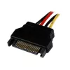StarTech.com 12-calowy kabel zasilający SATA na LP4 - żeński/męski, SATA 15-pin, Molex (4-pin), 0,3048 m, męski, żeński, prosty