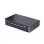 StarTech.com 4-portowy przełącznik KVM DisplayPort, 8K 60 Hz / 4K 144 Hz, pojedynczy wyświetlacz, DP 1.4, 2 porty USB 3.0, 4 porty USB 2.0 HID, przełączanie przyciskami i skrótami klawiszowymi, zgodność z TAA – niezależny od systemu operacyjnego, metalowa obudowa