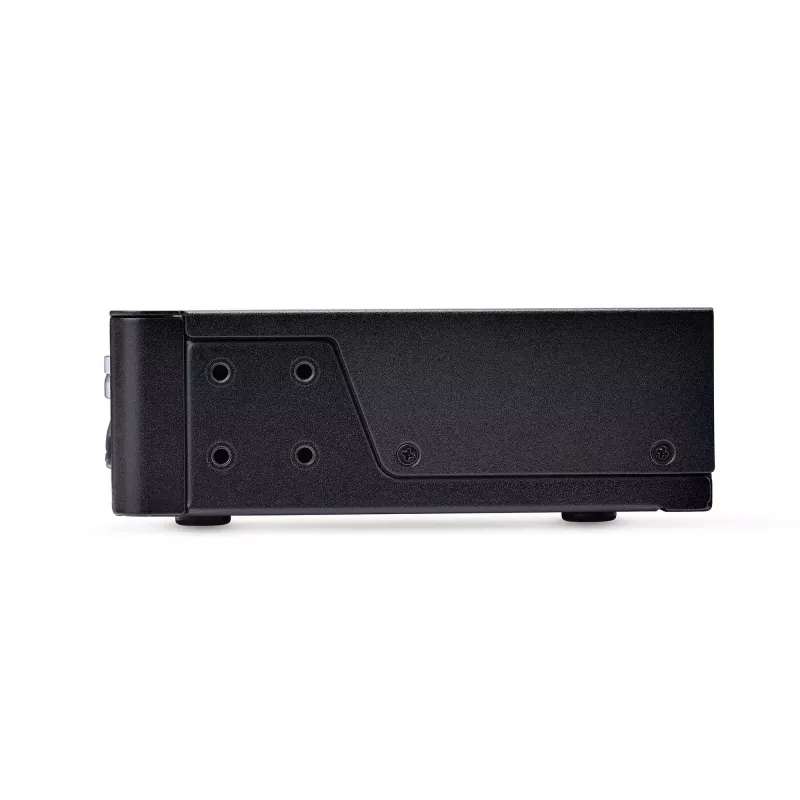StarTech.com 4-portowy przełącznik KVM DisplayPort, 8K 60 Hz / 4K 144 Hz, pojedynczy wyświetlacz, DP 1.4, 2 porty USB 3.0, 4 porty USB 2.0 HID, przełączanie przyciskami i skrótami klawiszowymi, zgodność z TAA – niezależny od systemu operacyjnego, metalowa obudowa