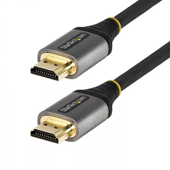 StarTech.com 12ft (4m) kabel HDMI 2.1 8K - certyfikowany kabel HDMI Ultra High Speed 48Gbps - 8K 60Hz/4K 120Hz HDR10+ eARC - przewód Ultra HD 8K HDMI - monitor/telewizor/wyświetlacz - elastyczna powłoka TPE