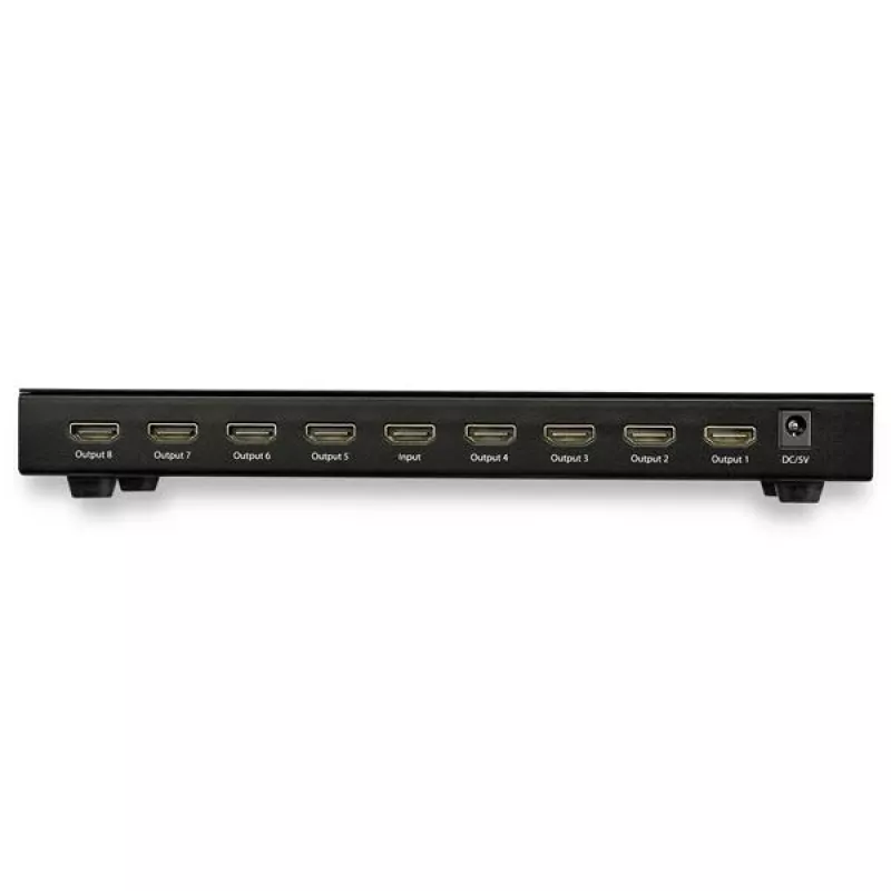 StarTech.com 8-portowy rozdzielacz HDMI 4K 60 Hz, HDMI, 8x HDMI, 3840 x 2160 pikseli, Czarny, 4K Ultra HD, 60 Hz