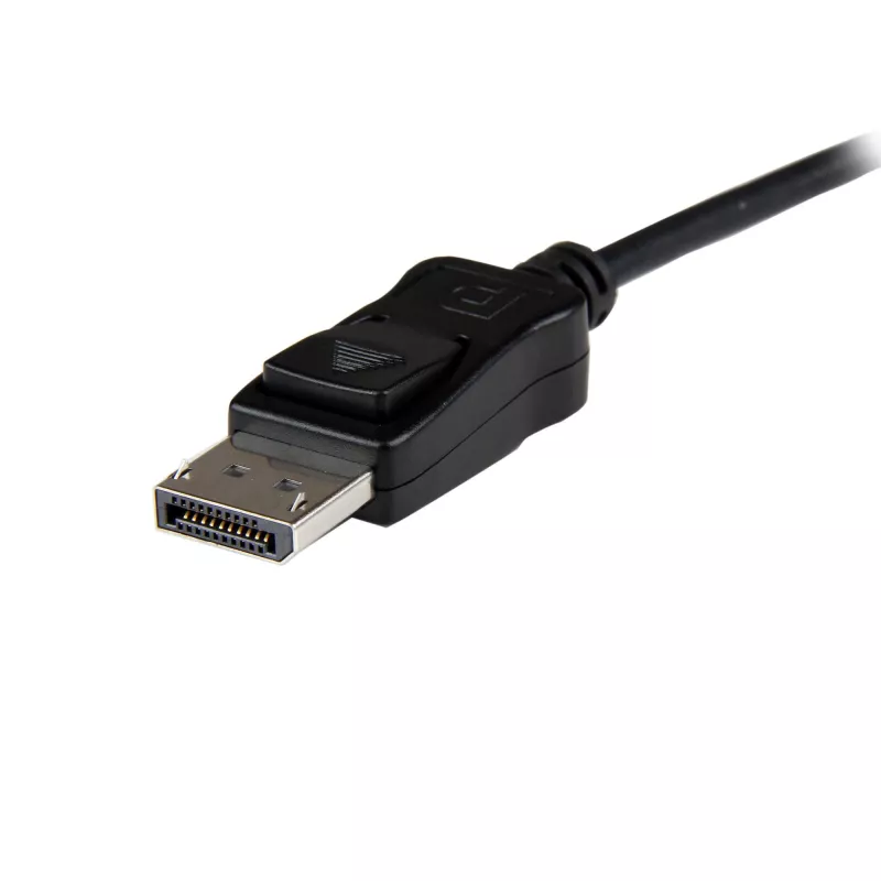 StarTech.com DisplayPort na DVI Dual Link aktywny adapter - DisplayPort na DVI-D adapter konwerter wideo 2560x1600 60 Hz - DP 1.2 na DVI monitor - zasilany przez USB - zatrzaskowe złącze DP